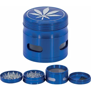 Humidor Remo 11351 Drtič tabáku 4x kov ∅6cm