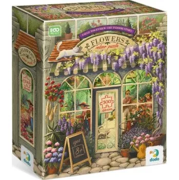 Puzzle Obchůdky Květinářství 300 dílků