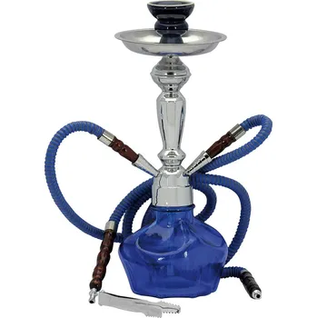 Dýmka 69076 Vodní dýmka 2x modrá 36cm + kufr