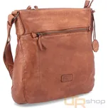 NB 2004 Luxusní kožená crossbody kabelka Noelia Bolger ve vintage stylu. - Brown