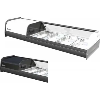 Stolní chlazená vitrína • JADE 4 bílá, černá