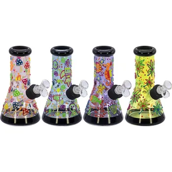 Dýmka 67557 Skleněný bong 20cm MIX