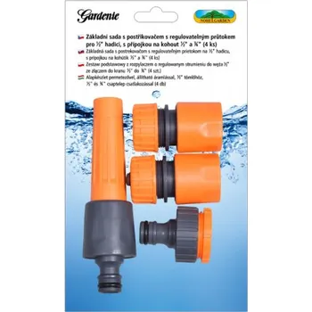 Nohel Garden Sada s proudnicí 1/2 s přípojkou na kohoutek 3/4 a 1 4ks (17421)