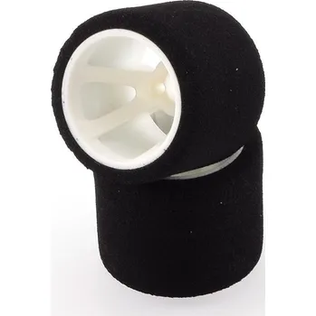 RC náhradní díl HOT RACE TIRES Mechové zadní gumy, 1/12, bílý disk, HAGBERG Edition - expresní doprava