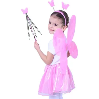 Karnevalový kostým Kostým Motýl sada s křídly a doplňky