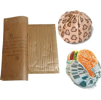 Jednorázové nádobí Obal na hamburger PLEATPACK-XL-224x89mm hnědý - 4000 ks