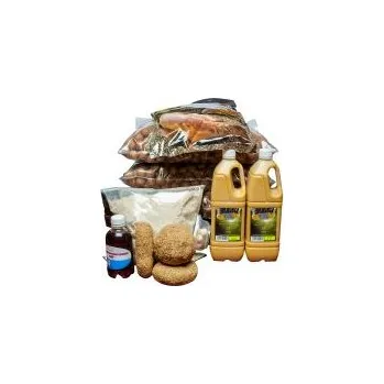 Boilies KAPRPRO Boilies 20kg set, 20 nebo 24mm Boilies 20kg, Halibut/Česnek , 24mm + 2x CSL 1l + DIP 250ml + pop up pelety 20mm, 60g+ 2x2kg směs 4x5kg