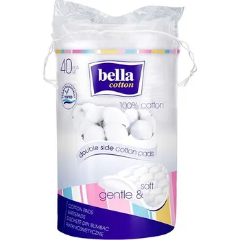 Kosmetický tampón Bella Cotton kosmetické tampóny - oválné (40ks)