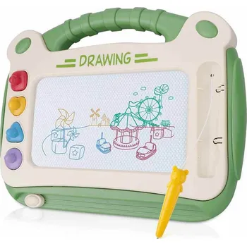 omalovánky Dětská tabule na kreslení zelená CAB Toys