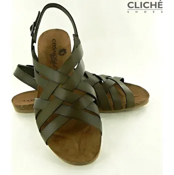 Dámské sandále Zelené nadměrné sandálky Cosmos 6106-812-9 44