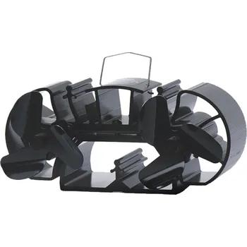 Krbová kamna Ventilátor na krbová kamna 2 vrtule se 3 čepelemi s krytem - MINI