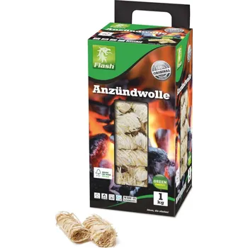 Podpalovač Podpalovač z dřevěné vlny 1kg Flash