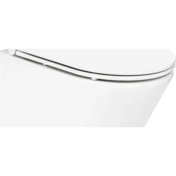 Klozet Oltens Jog Kort záchodová mísa závěsná bez splachovacího kruhu bílá lesk 42527000