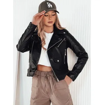 Dámská cargo bunda Dámská kožená bunda DSTREET ERIETA ČERNÁ L