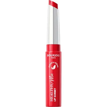 Rtěnka Bourjois, Healthy Mix Clean Lip Sorbet veganská hydratační rtěnka 02 Red Freshing 7,4 g