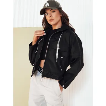 Dámská cargo bunda Dámská bunda DSTREET FERTI ČERNÁ S