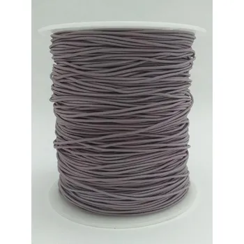 Textilie Guma pruženka kulatá klobouková fialová levandule 1 mm -200 m