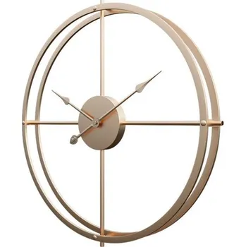Hodiny Designové nástěnné hodiny LUX Gold 40cm