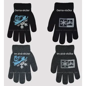 Rukavice NOVITI Rukavice N-RZ023-B01 Barva: čierna-vločka, Velikost: 18cm