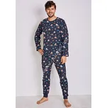 TARO Chlapecké pyžamo Mikolaj2839 Barva: zz21-tm.modrá, Velikost: 146