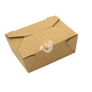 Jednorázové nádobí Eco papírový box TAKE AWAY 1300 ml přírodní