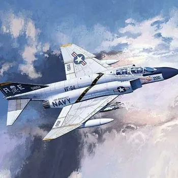 Plastikový model Academy Model Kit letadlo 12529 - USN F-4J "VF-84 Jolly Rogers" (1:72) - expresní doprava