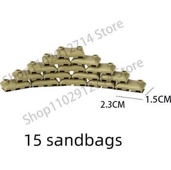 ostatní stavebnice Vojenská stavebnice raketové dělostřelectvo, figurky | styl lego - 043 pytel s pískem