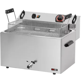 fritéza Fritéza FE 30 T elektrická 0,56 kW/l, 16 l stolní s výpustí 400 V