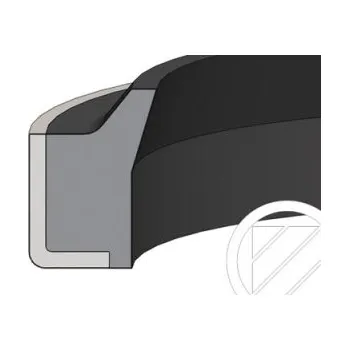 Hydraulický filtr Stírací kroužek 52x62x7/10 AM43 NBR90 KOV