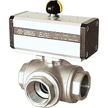 Vodovodní kohout Omal Kohout VL321L+pneupohon DA 3/4"