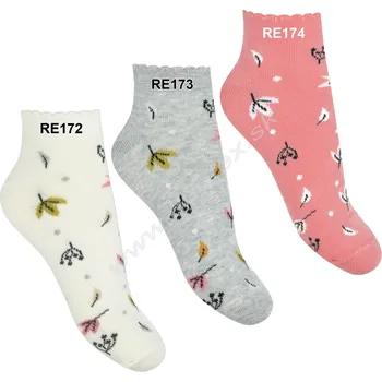 STEVEN Dětské ponožky Steven-004D-172 Barva: RE172-smotanová, Velikost: 32-34(21-22)