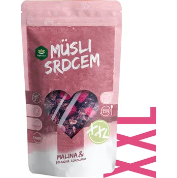 XXL Müsli srdcem Malina&Belgická Čokoláda 500g