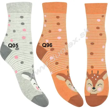 WOLA Dětské ponožky w24.01p-vz.218 Barva: Q05, Velikost: 21-23(14-15)