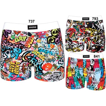 Dámské tričko EVONA Dámské boxerky Lucky Barva: 737, Velikost: XS