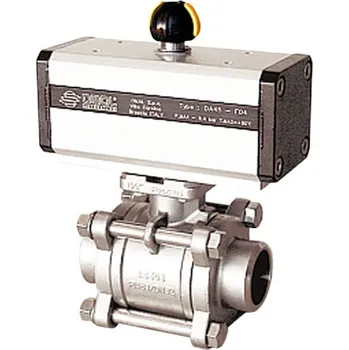 Vodovodní kohout Omal Kohout VL521B+pneupohon DA DN25