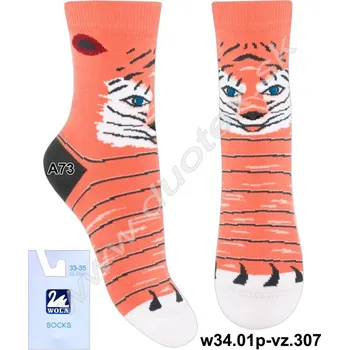 WOLA Dětské ponožky w34.01p-vz.307 Barva: A73, Velikost: 27-29(18-19)