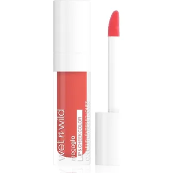 Přípravek na rty Wet n Wild MegaGlo krémová rtěnka na rty a tváře odstín Coral Dream 6,5 ml