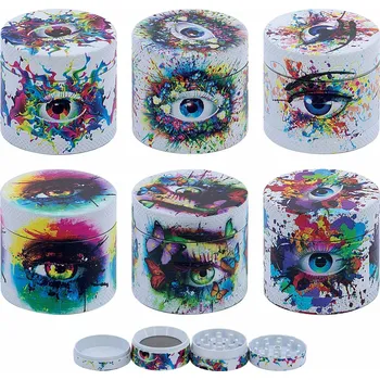 Remo 11460 Drtič tabáku Magic Eye 4x kov ∅4cm 12ks MIX