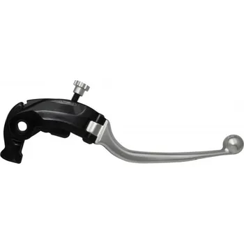 ACCOSSATO Italy Brzdová páčka ACCOSSATO radiální kloubová pro OEM NISSIN pumpy - BMW/SUZUKI/TRIUMPH/YAMAHA Barva: stříbrná, Páčka: RST