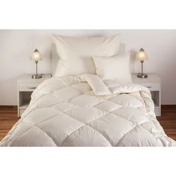 přikrývka JAN Peří Luxusní přikrývka (deka) vhodná též pro alergiky - z prachového peří 80/20 - krémová 1800 g 140x200 cm