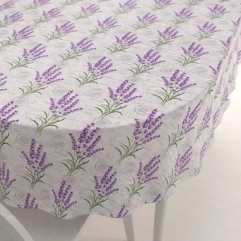 ubrus Dekorační oválný ubrus PML-033 Provence levandule 100x140 cm