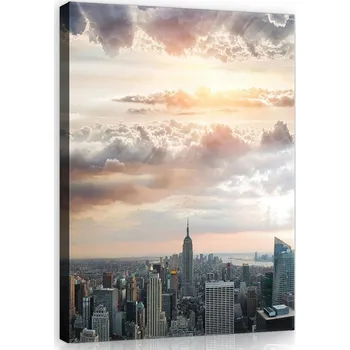 Obraz Postershop Obraz na plátne: Pohled na Manhattan (2) - 100x75 cm