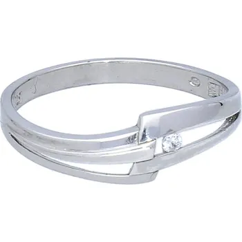 Prsten Goldstore Stříbrný prsten drobný zirkon Velikost: 56