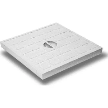 kanalizace Aliaxis víko 400x400mm, pochůzné, ke vpustím, PP