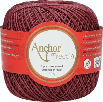 Příze Anchor Freccia 12 - 1019 Červenohnědá (Háčkovací příze Anchor Freccia 12 - 1019 Červenohnědá)