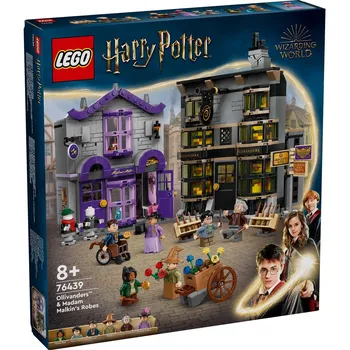 Stavebnice LEGO LEGO Harry Potter 76439 Ollivanderův obchod a Obchod madame Malkinové