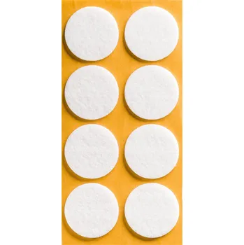 Podložka pod nábytek In-Design Filcové podložky pod nábytek průměr 38 mm - různé barvy Filcové podložky - barva: bílá