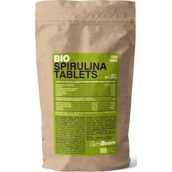 Přírodní produkt GymBeam Bio Spirulina 500 mg 500 tbl.