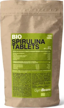 Přírodní produkt GymBeam Bio Spirulina 500 mg 500 tbl.