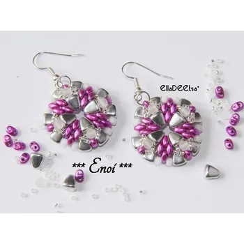 Korálek Náušnice Enoi č. 925 - stavebnice